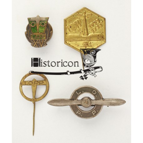 Zestaw odznak kwestarskich LOPP