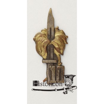 (16) Odznaka 10 Batalionu Piechoty