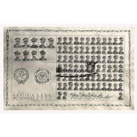 Fotografia pamiątkowa - tableau kursantów SPRA