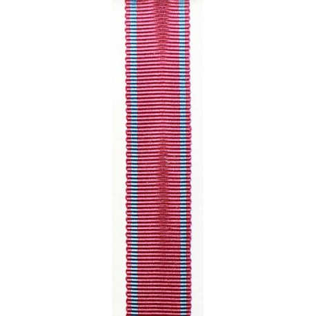 Wstążka do miniatury Krzyża Zasługi wykonana w okresie międzywojennym