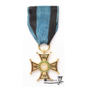 Krzyż VM 4 klasy - złoto