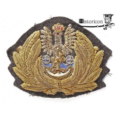 (14) Orzeł oficerski Marynarki Wojennej Polskich Sił Zbrojnych na Zachodzie