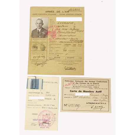 Zestaw dokumentów po oficerze PSP