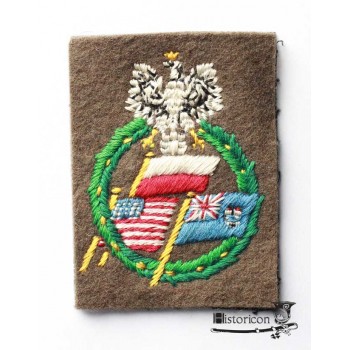 Naszywka ochotników z Kanady i Stanów Zjednoczonych