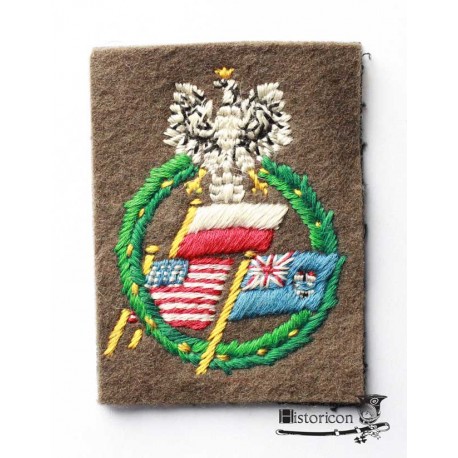 Naszywka ochotników z Kanady i Stanów Zjednoczonych