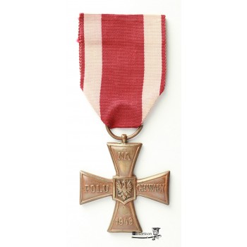 Krzyż Walecznych z datą 1943