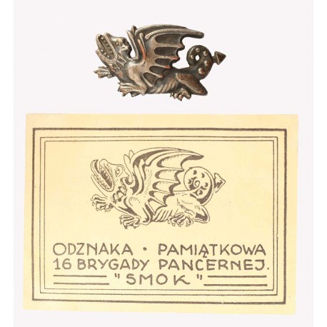 Odznaka 16 Brygady Pancernej „SMOK”