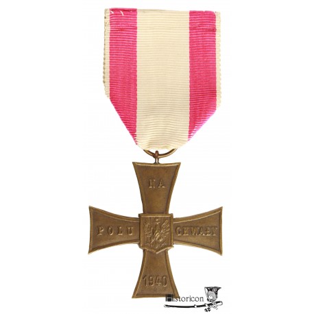 Krzyż Walecznych Delande z datą 1940
