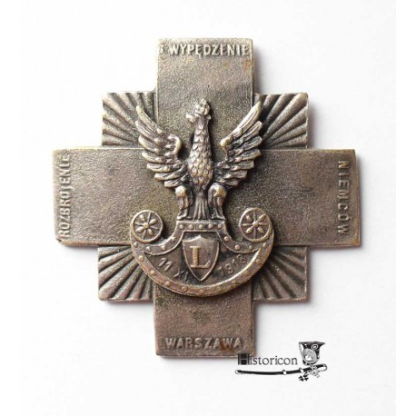 Odznaka „ROZBROJENIE I WYPĘDZENIE NIEMCÓW Z WARSZAWY”