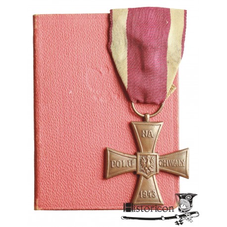 Krzyż Walecznych z datą „1943”