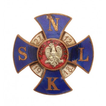 Odznaka NKSL „ZA WALECZNOŚĆ”