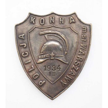 Odznaka POLICJI KONNEJ m. st. WARSZAWY