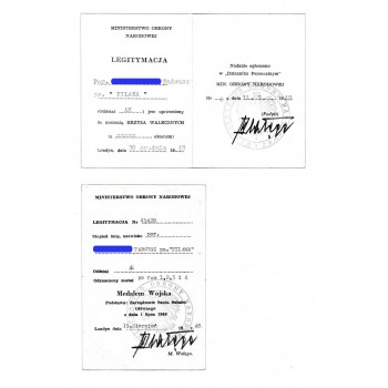 Zestaw dokumentów po poruczniku z AK