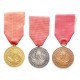 Zestaw medali straży pożarnej