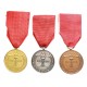 Zestaw medali straży pożarnej