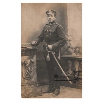 Zdjęcie legionisty z szablą