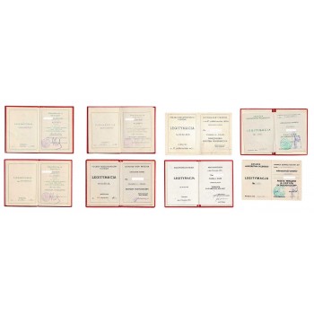 Zestaw dokumentów po weteranie powstania warszawskiego