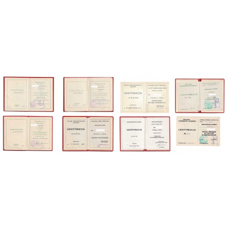 Zestaw dokumentów po weteranie powstania warszawskiego