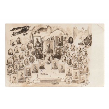 Tableau przedstawiające żołnierzy wojsk lotniczych