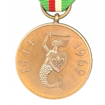 Medal 25 lecie Bitwy o Monte Cassino 1944-1969
