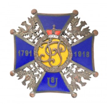 Odznaka 8 Pułku Ułanów – I wersja