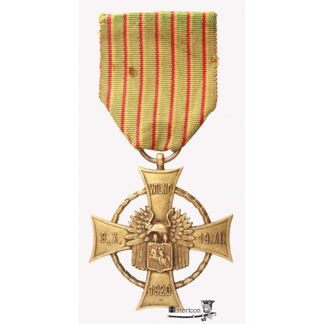 Krzyż Zasługi Wojsk Litwy Środkowej – I wersja