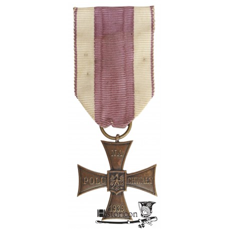 Krzyż Walecznych z datą 1939