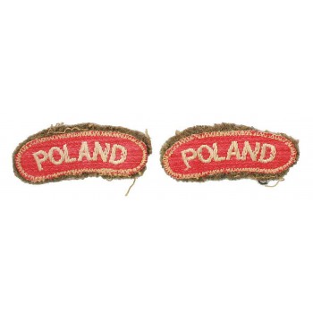 Zestaw naszywek „POLAND”
